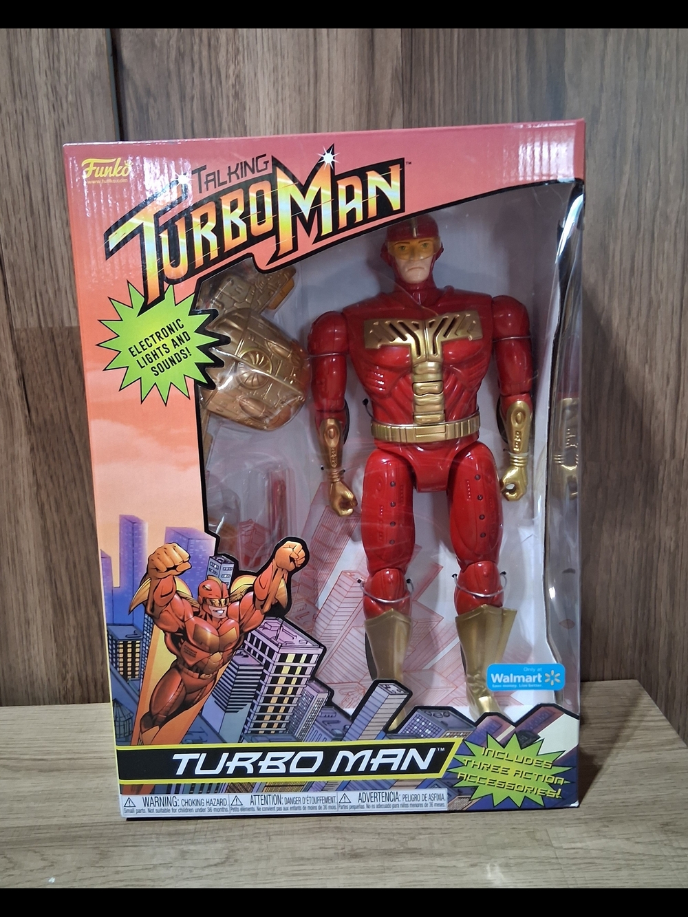 Funko Turbo Man Action Figure - Red & Gold